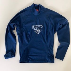 Youth size 12 Roxy long sleeve rash-guard- Navy